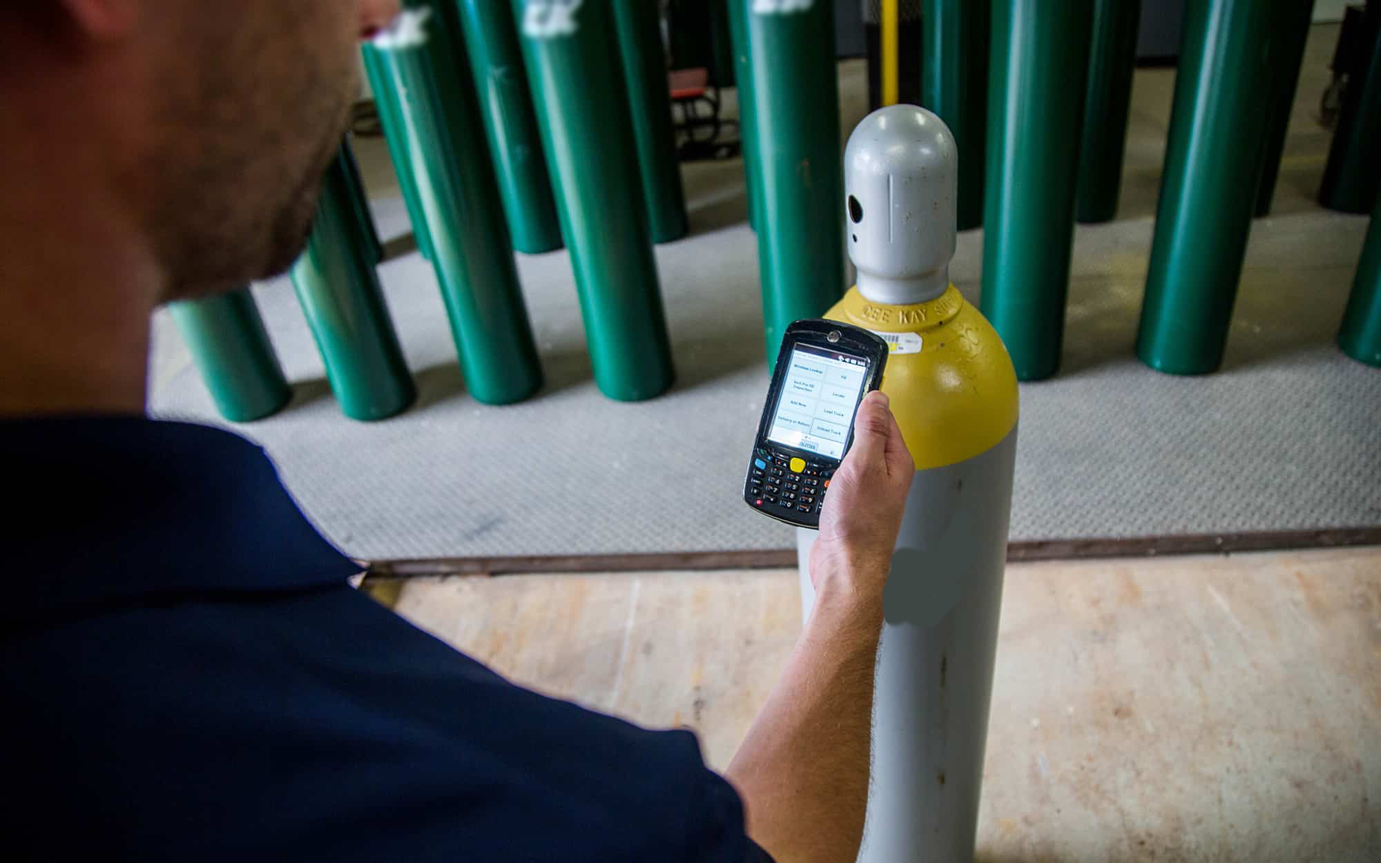 Barcode Cylinder Tracking